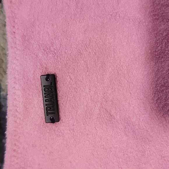 Pink terry cloth normal coverage bathing suit bottom - Picture 3 of 3